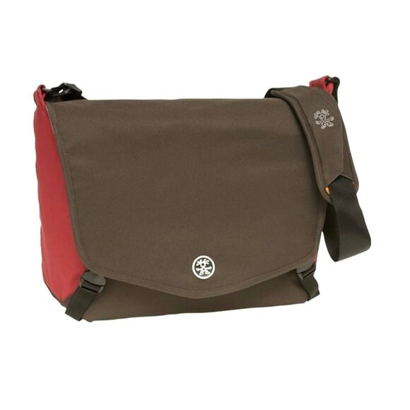 Crumpler Dreadful Considerable Embarrassment Laptop Messenger Bag Brown Red Blue - Picture 1 of 12